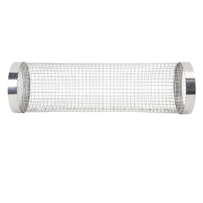 Barbecue Grilling Basket Cylinder Shaped Mesh Wire 304 Stainless Steel