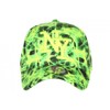 Kids Neon Green Black Fashion Spyder NY Baseball Cap 7