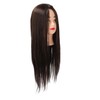 Hairdressing Mannequin Head 63cm Synthetic Fiber Head Styling Middle Part