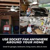 Bell+Howell Socket Breeze Cool Light Deluxe Silver – Ceiling Fans