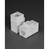 VANDESAIL RJ45 Cat6 Keystone Coupler, 40-Pack Cat 6 Keystone Jack