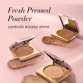 Elizabeth Arden, Flawless Skincaring Pressed Powder, Polvo fijador de maquillaje efecto mate, Tono Claro, 9,9 g