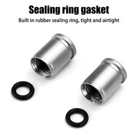 Valve Caps Set, 4 Pieces Valve Covers, Anti-Theft Car Tire Schrader Valve Cover with Wrench for Cars, Bicycles, Trucks, Motorcycles