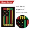 N/A Juneteenth Black African American Freedom Flag Garden Decoration Flag,