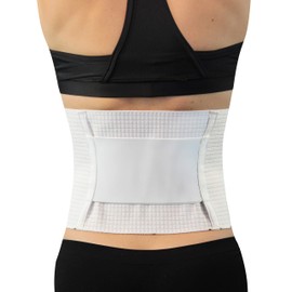 Hydas back support belt with temperature-regulating material, support power, made in Germany