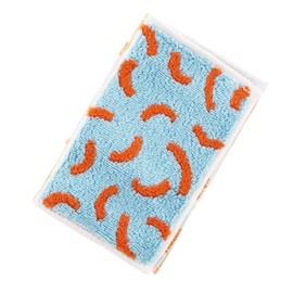 Tanaka Sangyo Handkerchief Otta Half Towel Handkerchief, Trifold Type, 1 Piece, Approx. 9.8 x 4.9 inches (25 x 12.5 cm), Made in Japan Blue 24-60