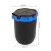 2Pcs Car Ashtray with LED Blue Light Portable Removable Car