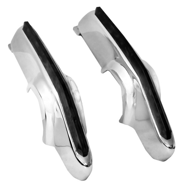 Dynacorn 1969 Camaro Front Bumper Guards Deluxe Chrome Metal Pair