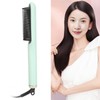 Negative Ion Hair Straightener Styling Comb Adjustable Temperature Straightening Comb