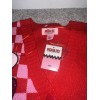 Snoopy PEANUTS Snoopy Red/Pink Valentine’s Day Cardigan Sweater V-Neck Buttons