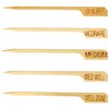 TableCraft H1028 Steak Marker, 3.5-Inch, Bamboo