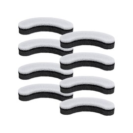 Amazinpure 8X WF050 WF100 WF210 Cat Fountain Filter Replacement Arc-Shaped Triple Filtration Cat Water Filter Compatible NPET Automatic Pet Water Fountain