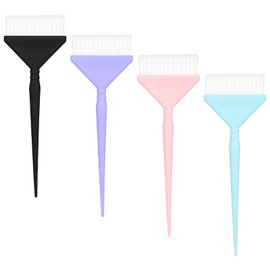 BOHUIZ 4pcs Classic Hair Dye Brush Set, Multi-Use Tint Brushes for Salon Hair Dyeing, Hairdressin,g Highlights, Balayage