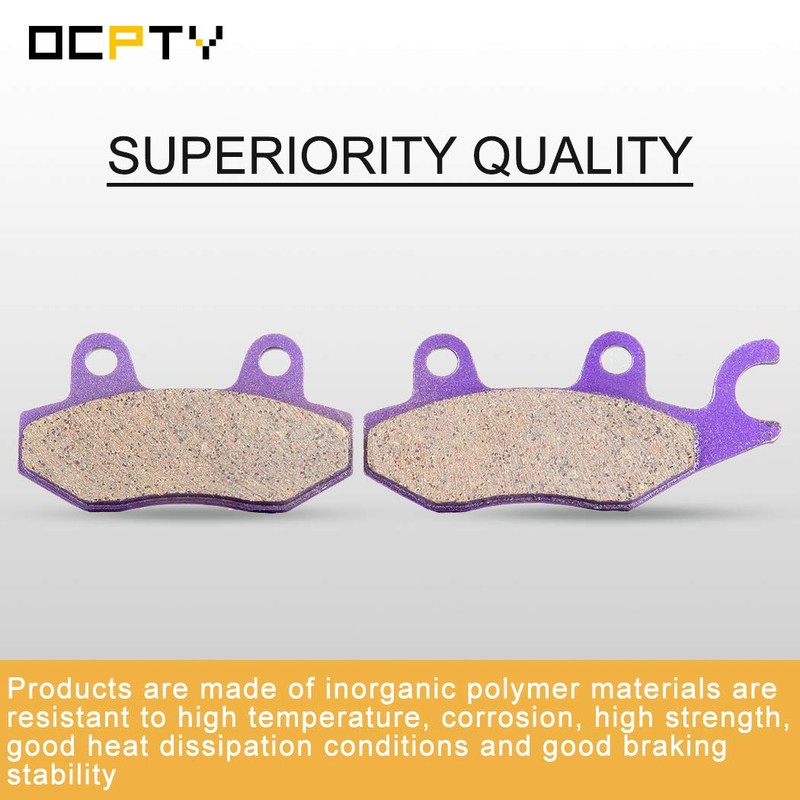 OCPTY Carbon Fiber Brake Pads Fit for 84 85 86