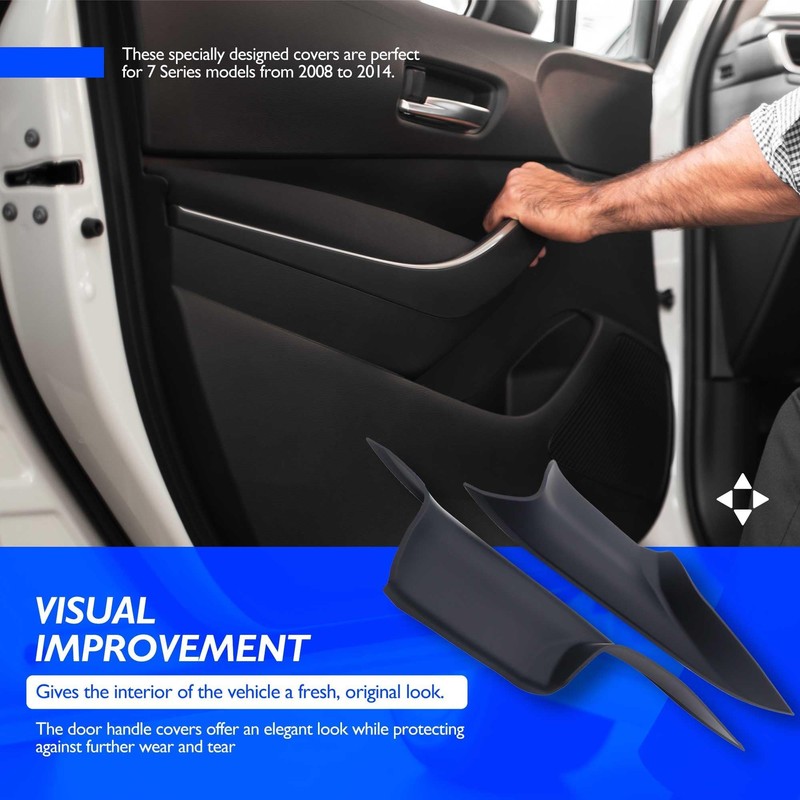 HISports Door Handle Cover Compatible with 7 Model (2008-2014) -