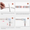 BTF-LIGHTING 10 Sets 3PIN 10mm 0.39in Width Right Angle L