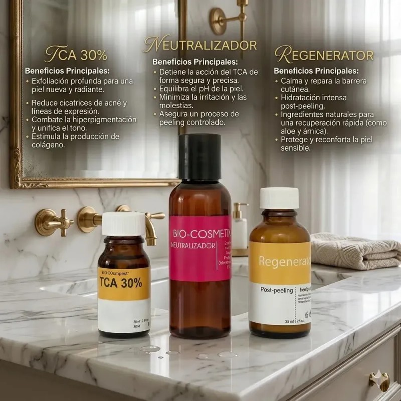 Peeling Ácido Tricloroacético TCA 30% Kit