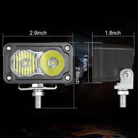 Auto Power Plus 3 Inch Driving Lights 2Pcs 40W LED Pod Light Off Road Spot Light Bar Super Bright Work Flood Light Cube Combo LED Bumper Lights Fog Light for Truck ATV UTV SUV Motorcycle Boat