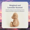 warmies Microwavable & Weighted Stuffed Animals, Brown Curly Bear -