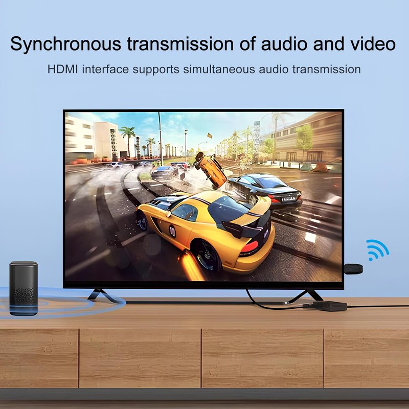 4K Wireless HDMI Transmitter and Receiver, 500 FT/150M Range, Plug