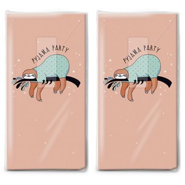 2 x 10 Handkerchiefs Beautiful Cosy / Sloth / Children / Animals