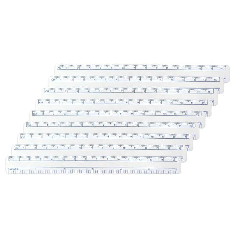 Plastic Wound Measuring Ruler 6 Inch Wound Measuring Guide for