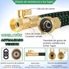 ZHX Manguera De Jardín Expandible 30m Con Pistola 10 Modos