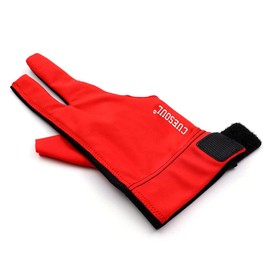 Black Scorpion CUESOUL Right Hand Billiard Gloves 3 Finger Cutting Gloves Billiard Gloves