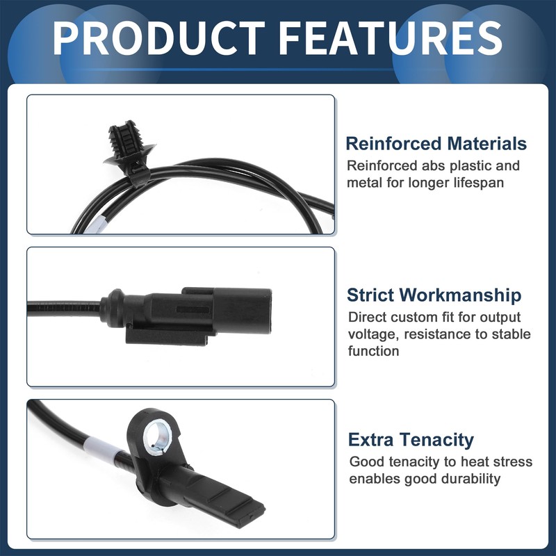 INFINAUTO ABS Wheel Speed Sensor Rear Left Right ABS Sensor