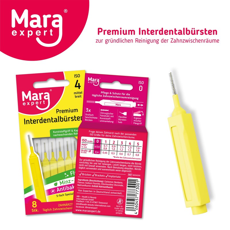 Mara Expert Interdental Brushes ISO 4 - Interdental Brushes for