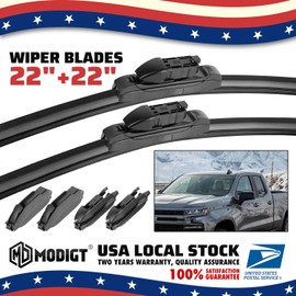 East Forest Original Equipment OEM Quality Front Windshield Wiper Blades 22"&22" All Season