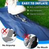 Afurkuot Blue Self Inflating Sleeping Pad Single Camping Mattress, Camping