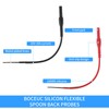 Flexible Back Probe, 2PCS Silicon Bendable Back Probes Kit Spoon