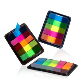 Golcellia 300 Pcs, Transparent Sticky Notes, Page Markers, Sticky Tabs, Label Stickers, Pop Up Index Tabs, Flags Stickers