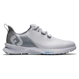 FootJoy Men's FJ Fuel Previous Season Style Golf Shoe, White/Grey, 9.5