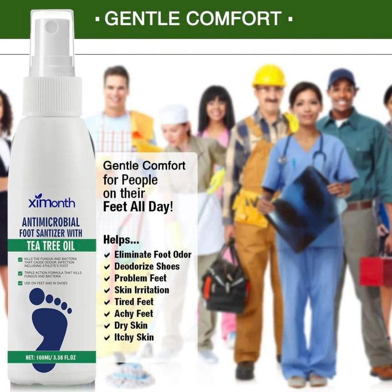 Tea Tree Oil Foot Spray for Dry, Cracked Heels –