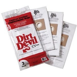 Dirt Devil Central Vacuum Cleaner 3PK Paper Bags # 9597