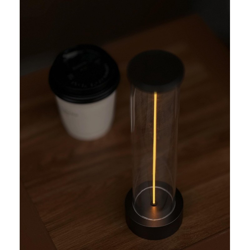HAPYGI Indoor/Outdoor Portable Metal Table Lamp, Rechargeable Wireless Touch Switch