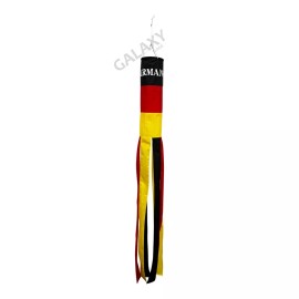 Unbranded Germany Flag Windsock 5ft Long Shiny Poly Windsock / Germany Flag