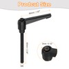 sourcing map 4Pcs M6 x 60mm Adjustable Knobs Handle Male