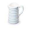 GMUNDNER KERAMIK Water jug capacity: 0.7 litres, blue-flamed crockery, handmade