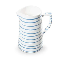 GMUNDNER KERAMIK Water jug capacity: 0.7 litres, blue-flamed crockery, handmade in Austria