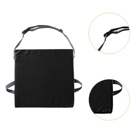 Baoblaze Toddler Booster,Toddler Cushion,Travel,Non Slip,PU Leather for Dining Table Kids Chair Heightening Booster for Baby Kids, Black