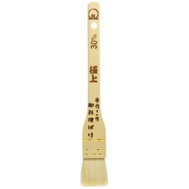 Endoshoji BHK36030 Brush & Paint Brush, Commercial Use, Wooden Handle, Superb White Brush (Goat Hair), 1.2 inches (30 mm)