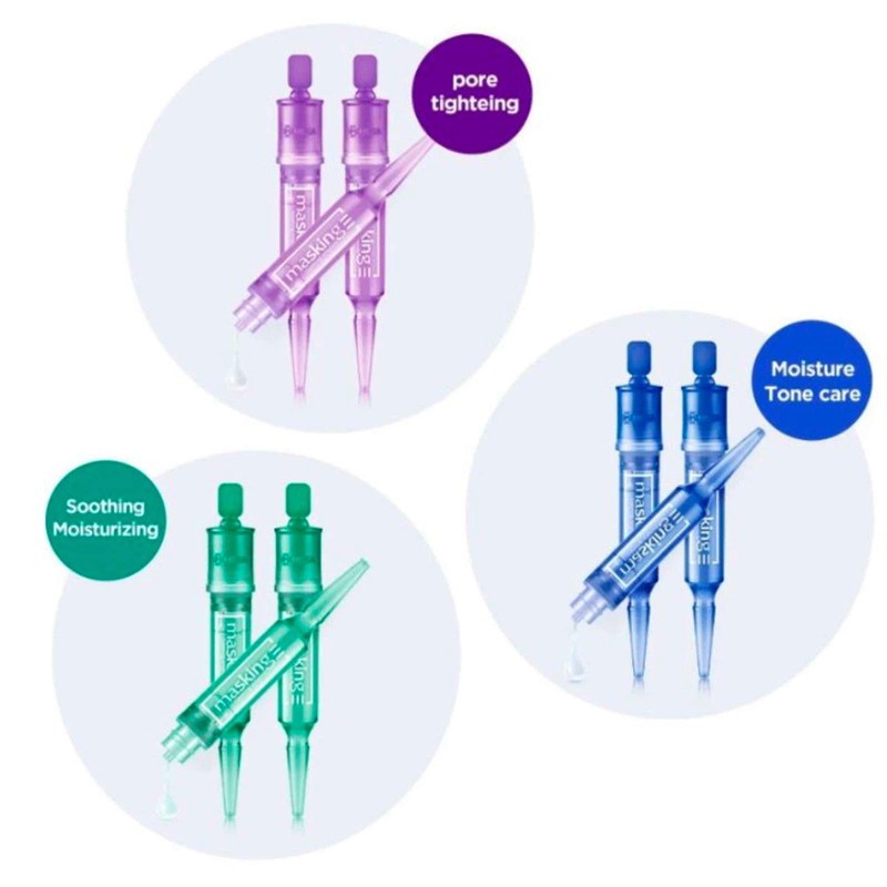 Masking Layering Ampoule, Pore Minor Shot