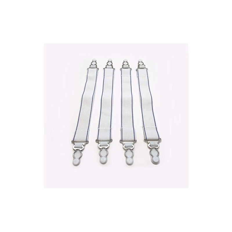 Fresh Ideas Bed Sheet Straps, 4-Pack