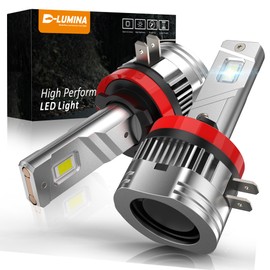 D-Lumina H11B - Bombillas LED antiniebla, 10000 lúmenes, 80 W, 6000 K, color blanco, 350% de brillo, súper brillante H11B H8B H9B foco LED de repuesto Plug and Play para Kia, IP68 luz impermeable con