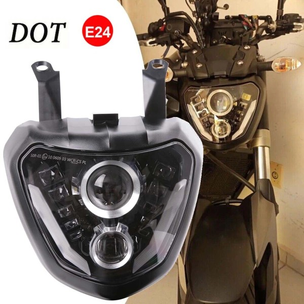 Z-OFFROAD LED Headlight Hi/Lo With DRL For Yamaha MT07 FZ07
