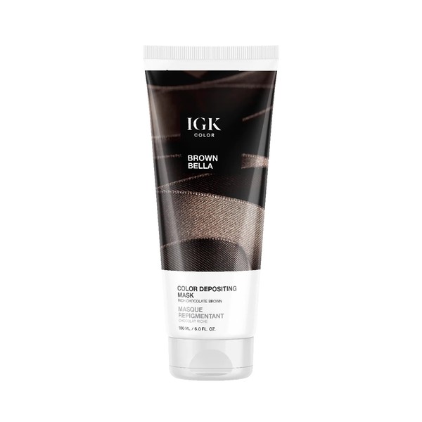 IGK Color Depositing Mask Brown Bella - Rich Chocolate Brown