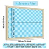 Blue Checked Bulletin Board Roll School Girl Blue Reusable Waterproof